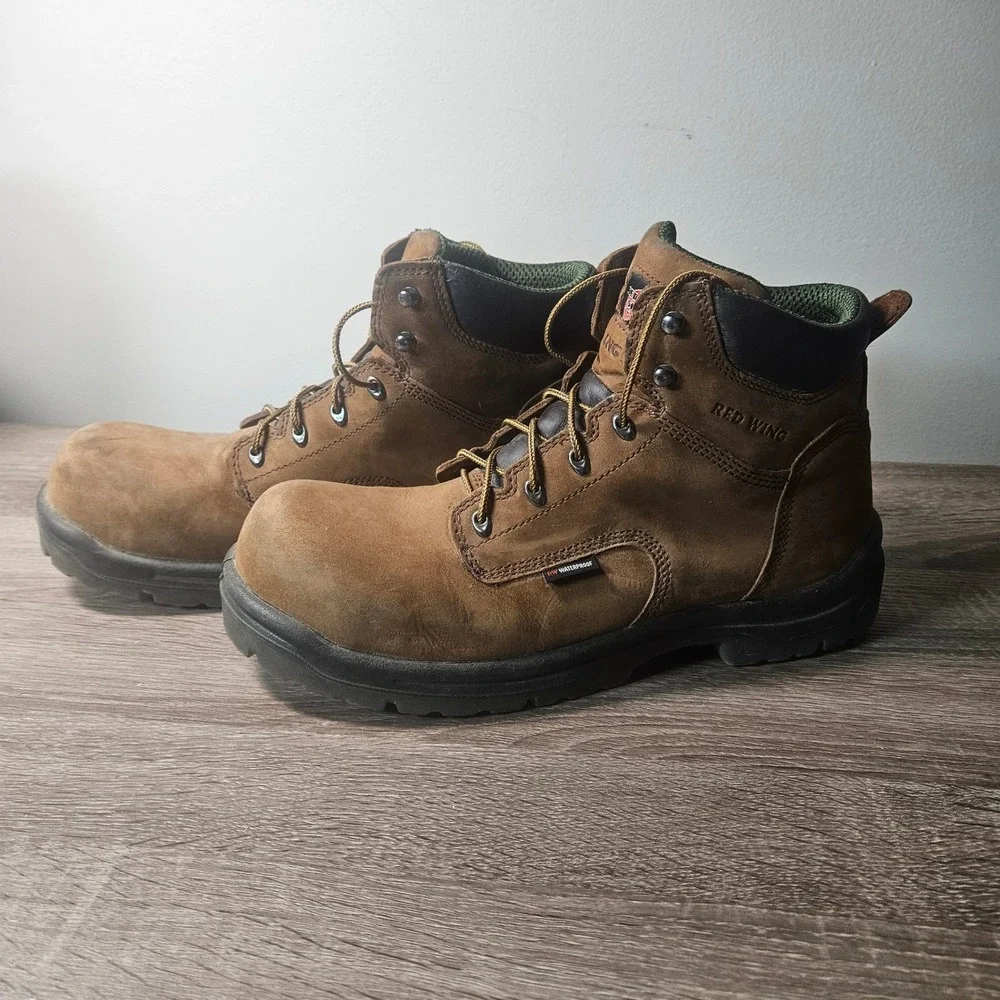 Red Wing King Toe 2240 Mens 14 B Brown Leather Waterproof Safety Toe Work Boots